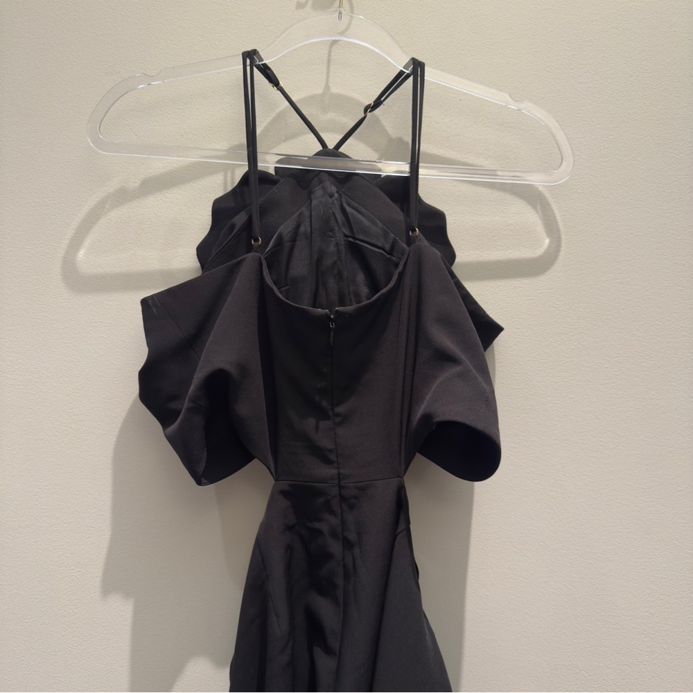 Lovers and Friends Artemis Flower Cut Out Gown in Black Size Large - Picture 8 of 15